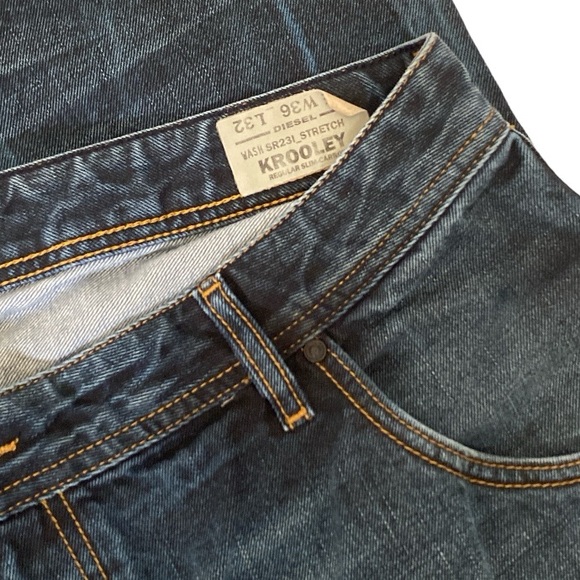 DIESEL / MEN JEANS / KROOLEY / 36X32 / WASH SR231_STRETCH / REGULAR SLIM-CARROT - Picture 5 of 6